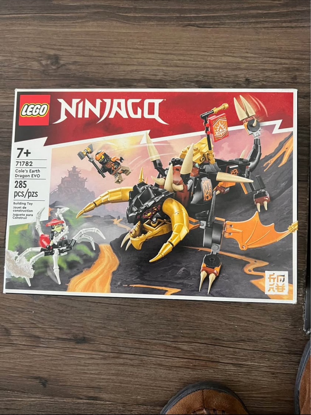 LEGO Ninjago Cole's Earth Dragon EVO Building Set - Black & Gold